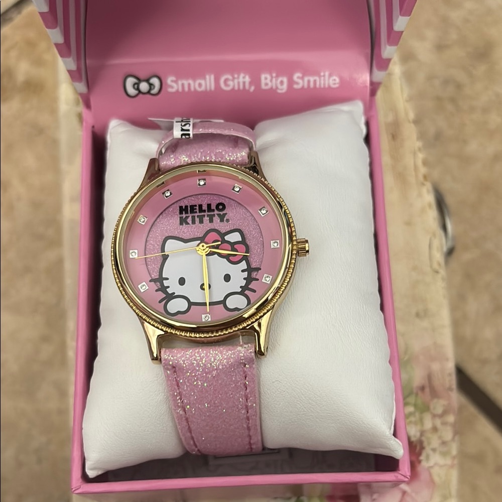 Hello Kitty Pink and Gold Watch
